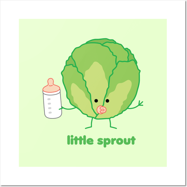 Little Sprout | by queenie's cards Wall Art by queenie's cards